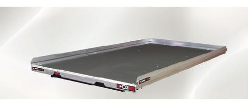 DECKED CG1000-6348 Slide Out Cargo Tray, 1000 lb capacity, 75% Ext, 6 bearings, Alum Tie-Down Rails