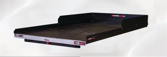 DECKED CG1000XL-7348 Slide Out Cargo Tray, 1000lb capacity, 100% ext 20 bearings, Alum Tie-Down Rails