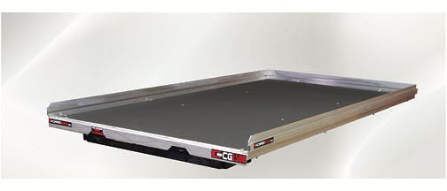 DECKED CG1500-9548 Slide Out Cargo Tray, 1500 lb capacity, 65% ext 6 bearings, Alum Tie-Down Rails