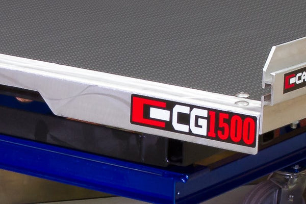 DECKED CG1500-9548 Slide Out Cargo Tray, 1500 lb capacity, 65% ext 6 bearings, Alum Tie-Down Rails