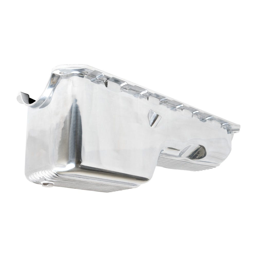 Racing Power Company R8445 Oil Pan Finned Aluminum, Polished