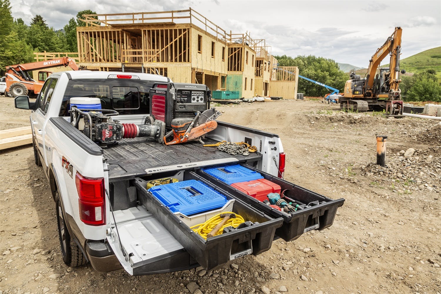 DECKED DN3 64.54 Two Drawer Storage System for A Full Size Pick Up Truck