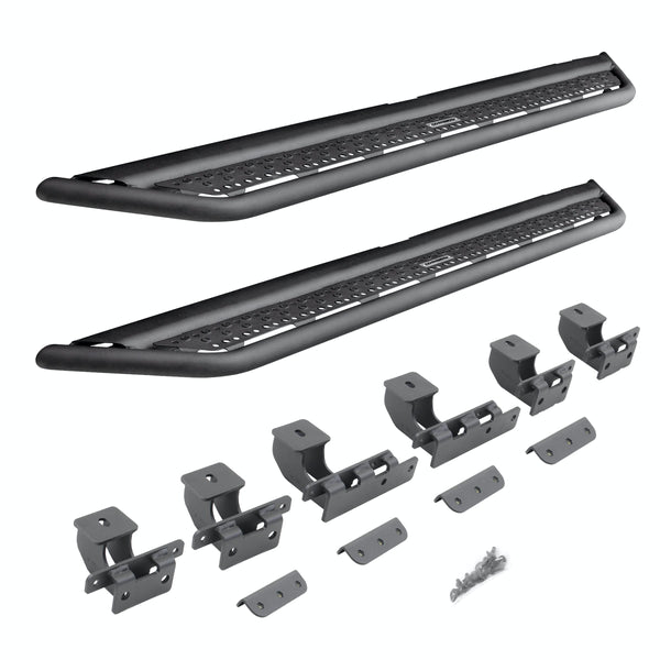 Go Rhino D64129T Dominator Extreme D6 SideSteps - Complete Kit: SideStep + Brackets