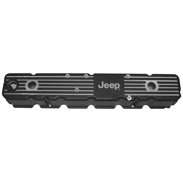 Omix-ADA DMC-6914 Aluminum Valve Cover with Jeep Logo
