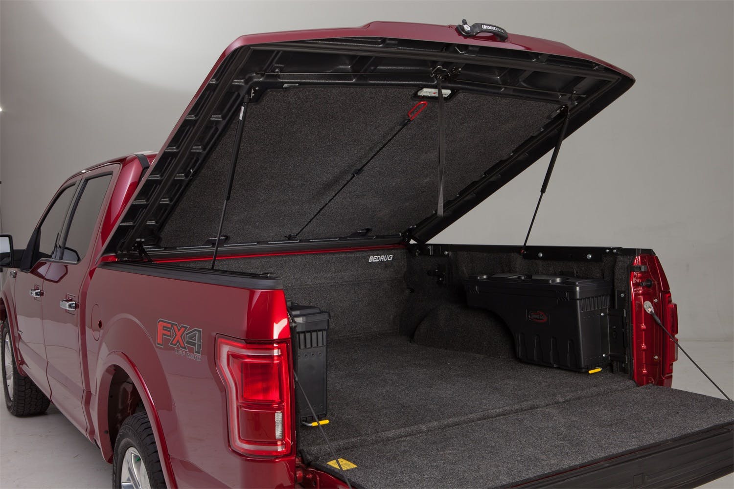 UnderCover UC4118S Elite Smooth Tonneau Cover, Smooth Gray Finish, Must Be Painted