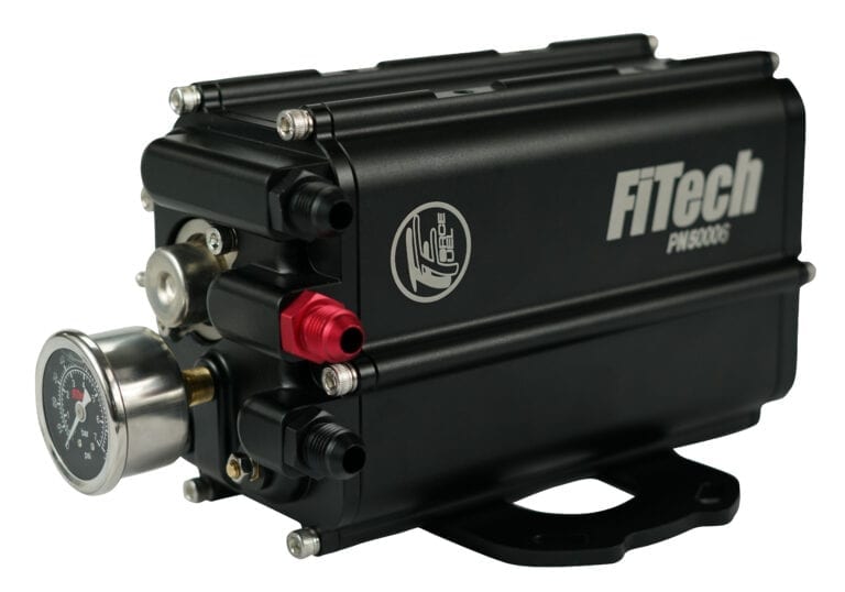 FiTech 35501 Go EFI 4 600 HP Bright Alum EFI System With Force Fuel Mini Delivery Master Kit