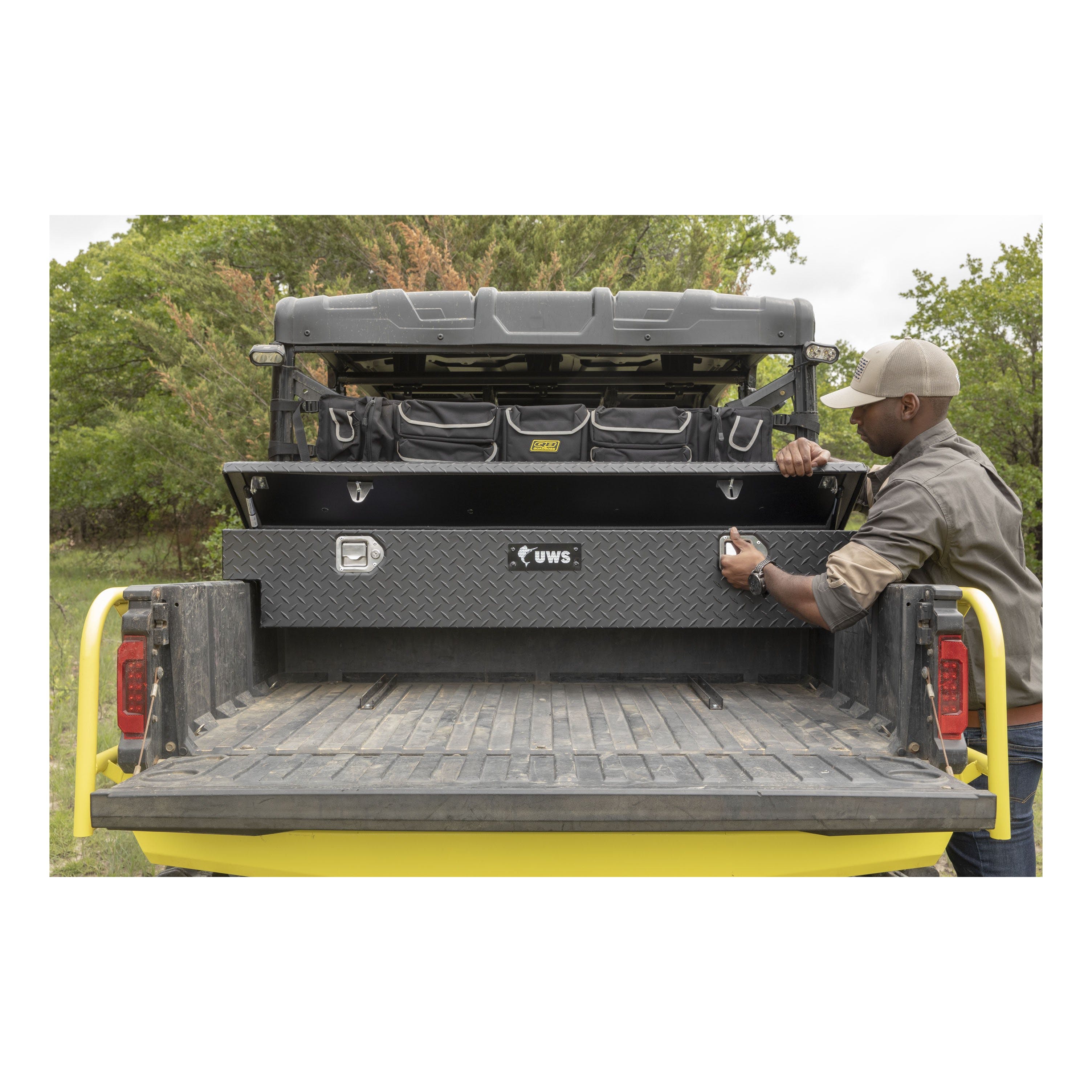 UWS EC10903 UTV Crossover Tool Box  Matte Black with Additional Packaging