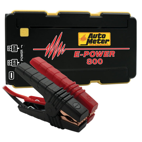 AutoMeter Products EP-800 Jump Starter Emergency Battery Pack 12V, 800A peak, 2220 mah