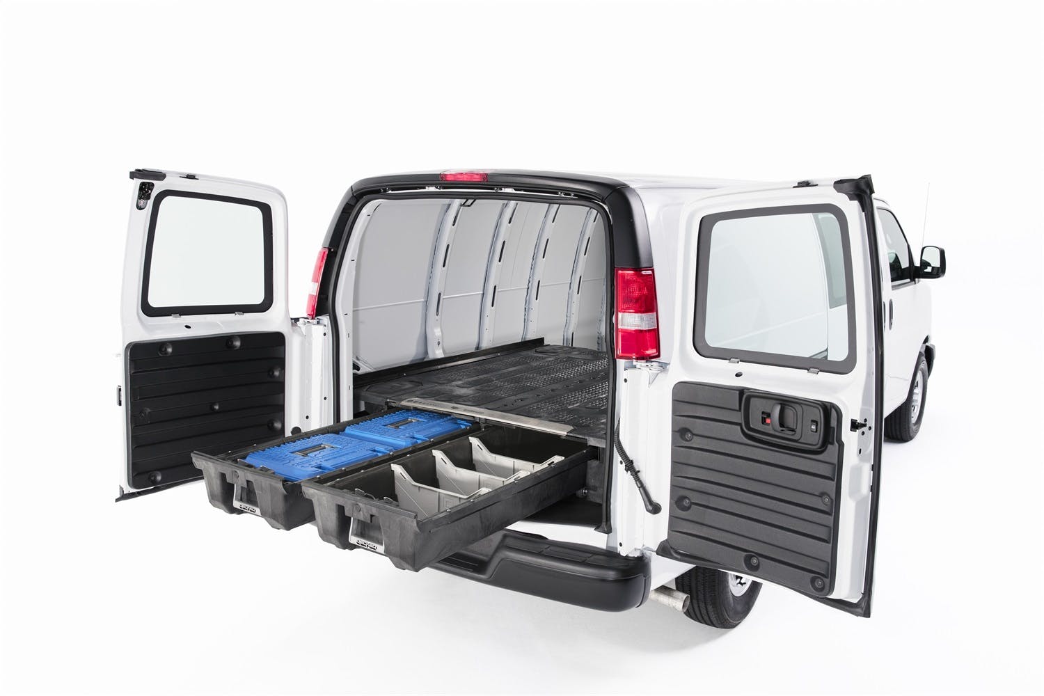 DECKED VNFD92ECRG55 64.54 Two Drawer Storage System for A Full Size Cargo Van