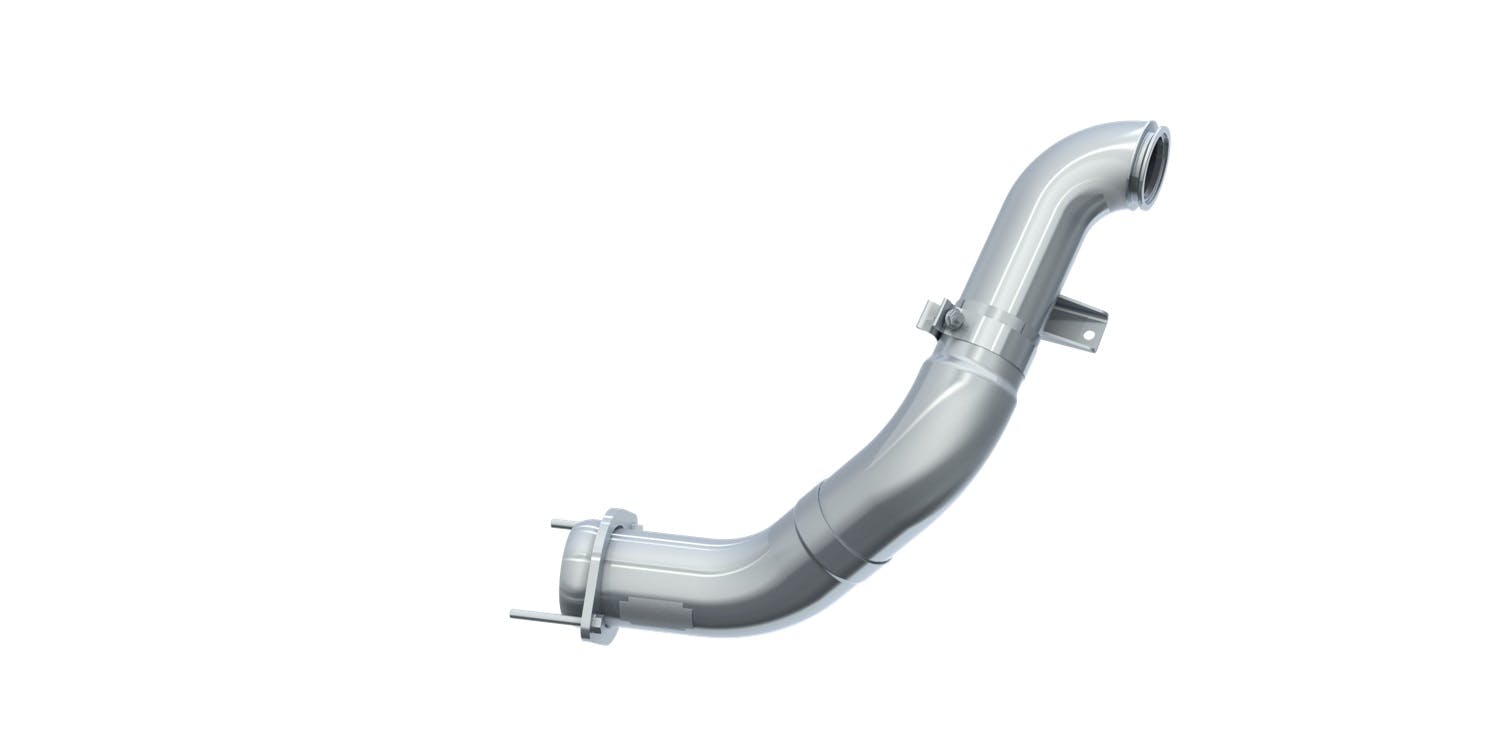 MBRP Exhaust FAL459 4in. Turbo Down Pipe; AL