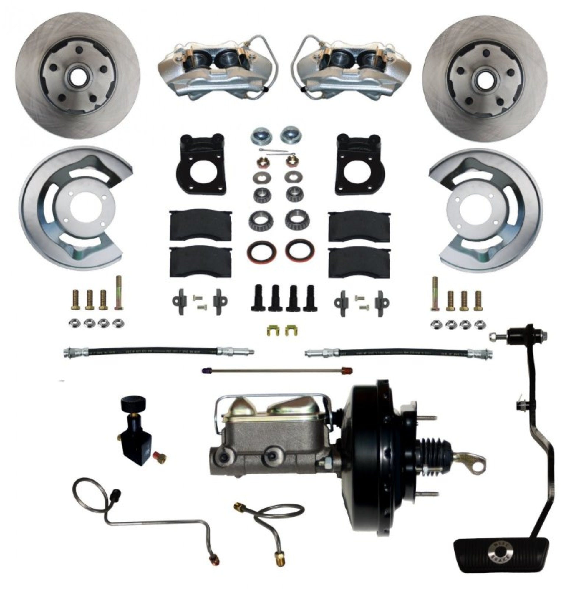 LEED Brakes FC0002-3405A Power Front Disc Brake Conversion Kit - Automatic Transmission