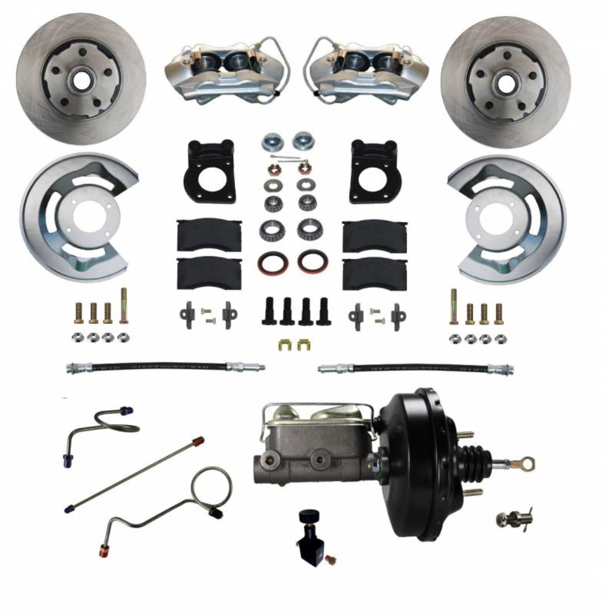 LEED Brakes FC0004-W405 Power Front Disc Brake Conversion Kit