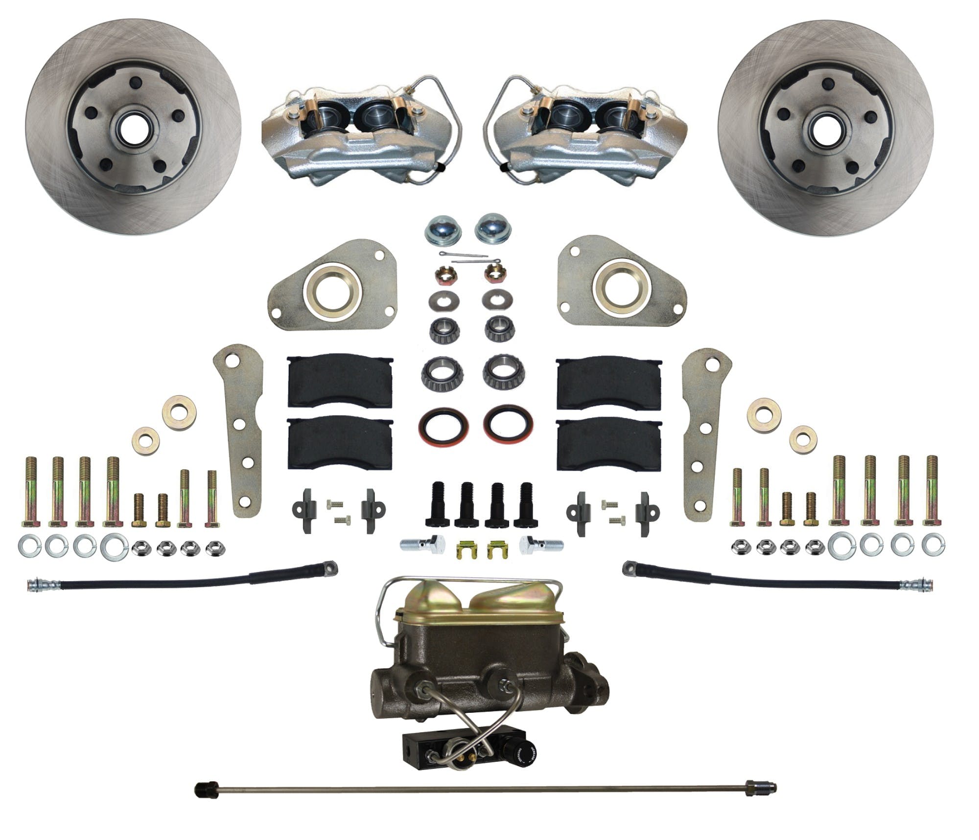 LEED Brakes FC0025-405P Front Disc Brake Conversion Kit for Power Brake Cars