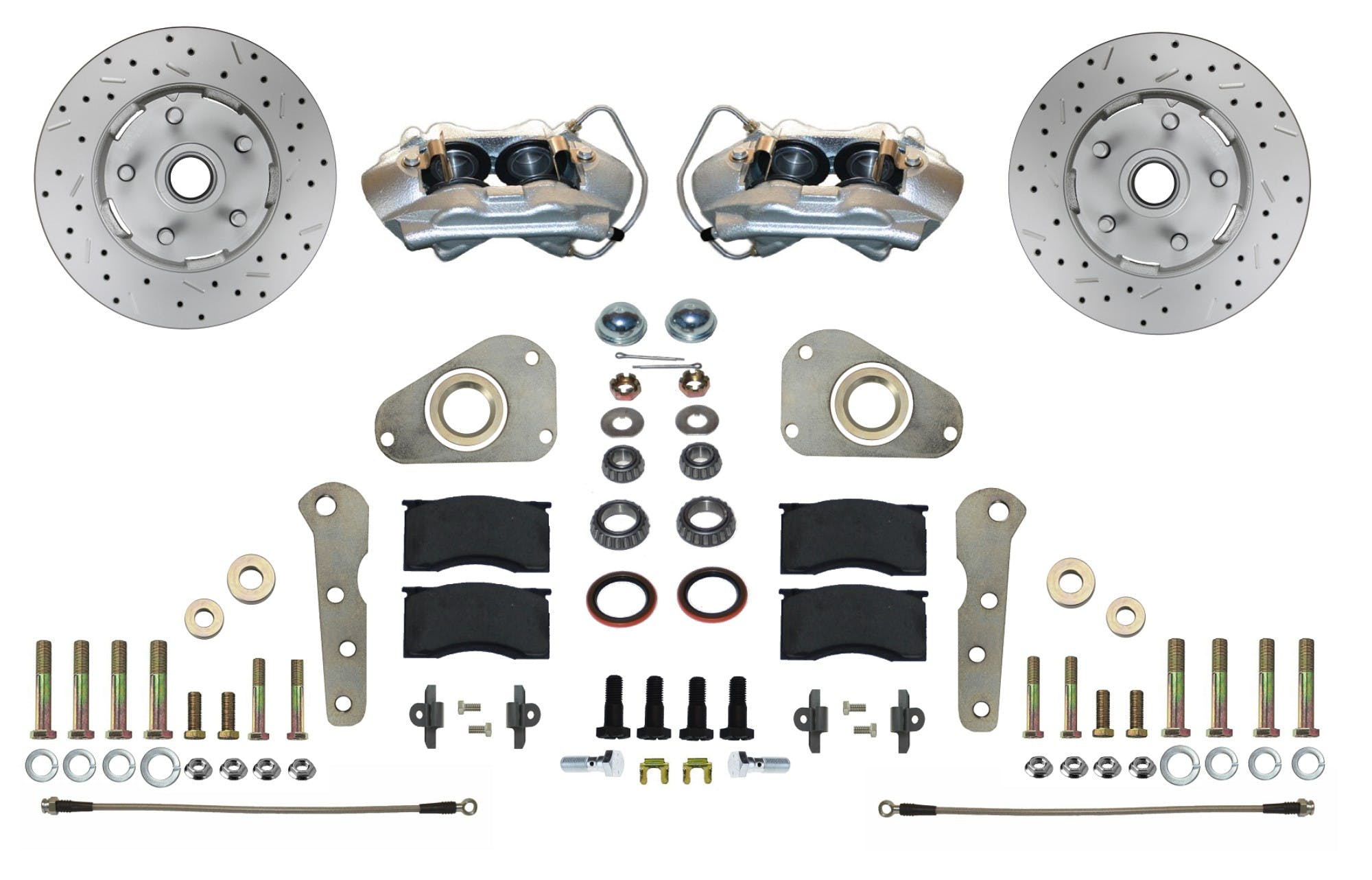 LEED Brakes FC0025SMX Front Spindle Mount Disc Brake Kit w/ MaxGrip XDS