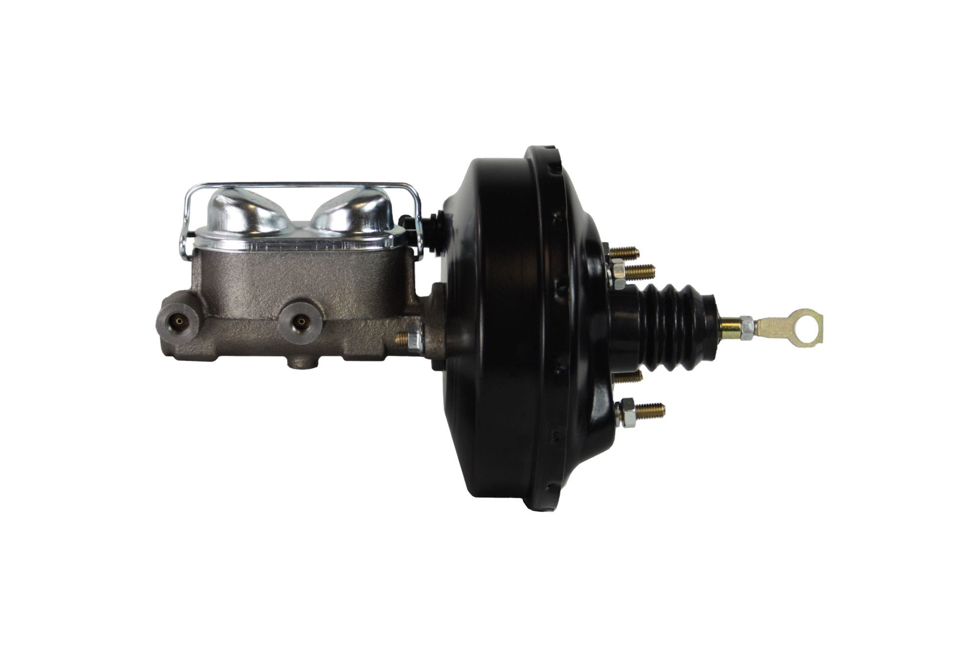 LEED Brakes FC0040HK Hydraulic Kit, Power Drum Brakes, 9 inch Black Booster Cast Iron Master Cylinder