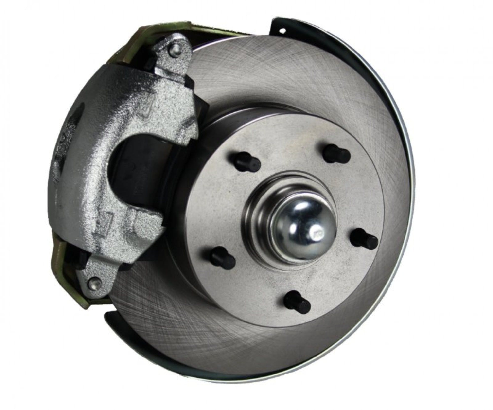 LEED Brakes FC1002-E1A1 Power Front Disc Kit - 9 in - Disc Drum - Zinc