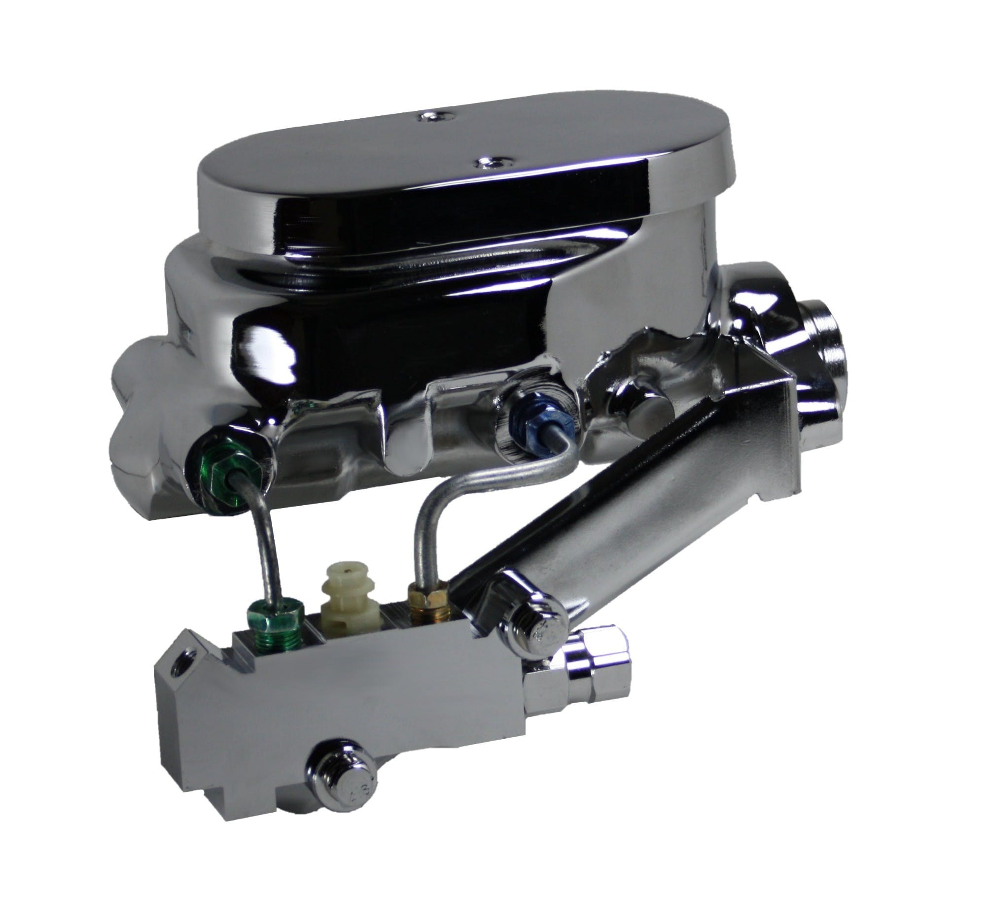 LEED Brakes FC1002-FA1X Manual Front Disc Conversion Kit - Disc Drum - MaxGrip - Chrome