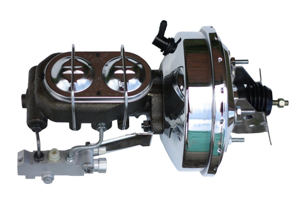 LEED Brakes FC1003-FBB2 Power Front Disc Conversion Kit Disc/Drum - Chrome
