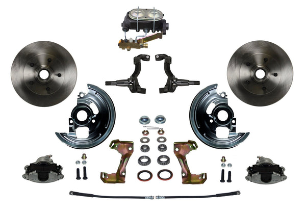 LEED Brakes FC1006-3A3 Manual Front Disc Conversion Kit - Disc/Disc