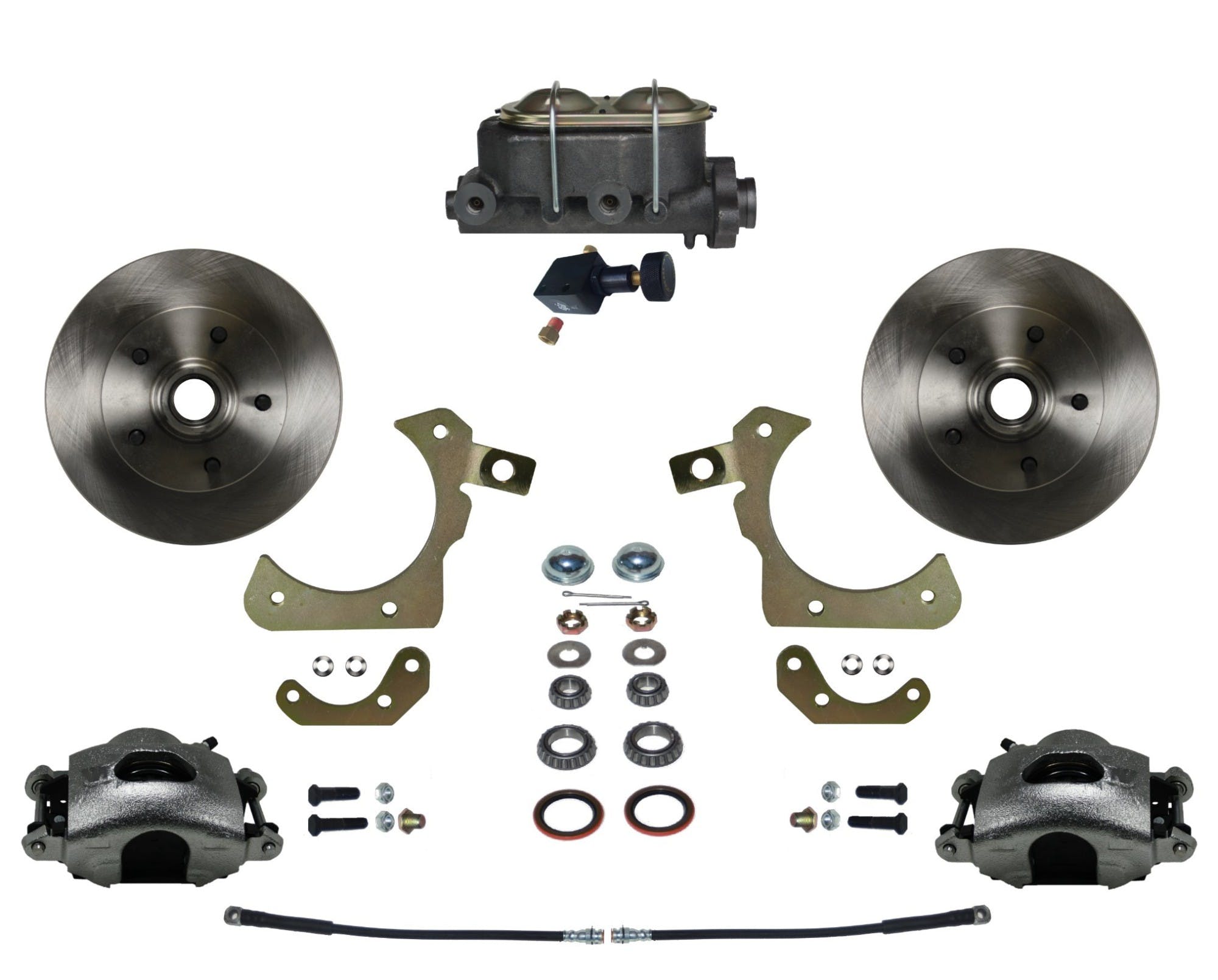 LEED Brakes FC1011-305 Front Disc Brake Conversion, Manual Adjustable