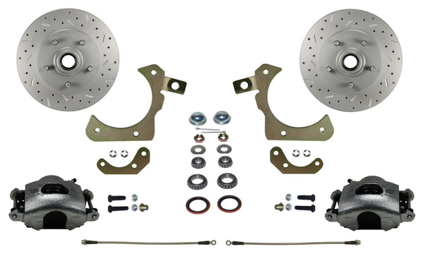 LEED Brakes FC1011SMX Front Disc Brake Conversion, Spindle Mount Kit - MaxGrip XDS