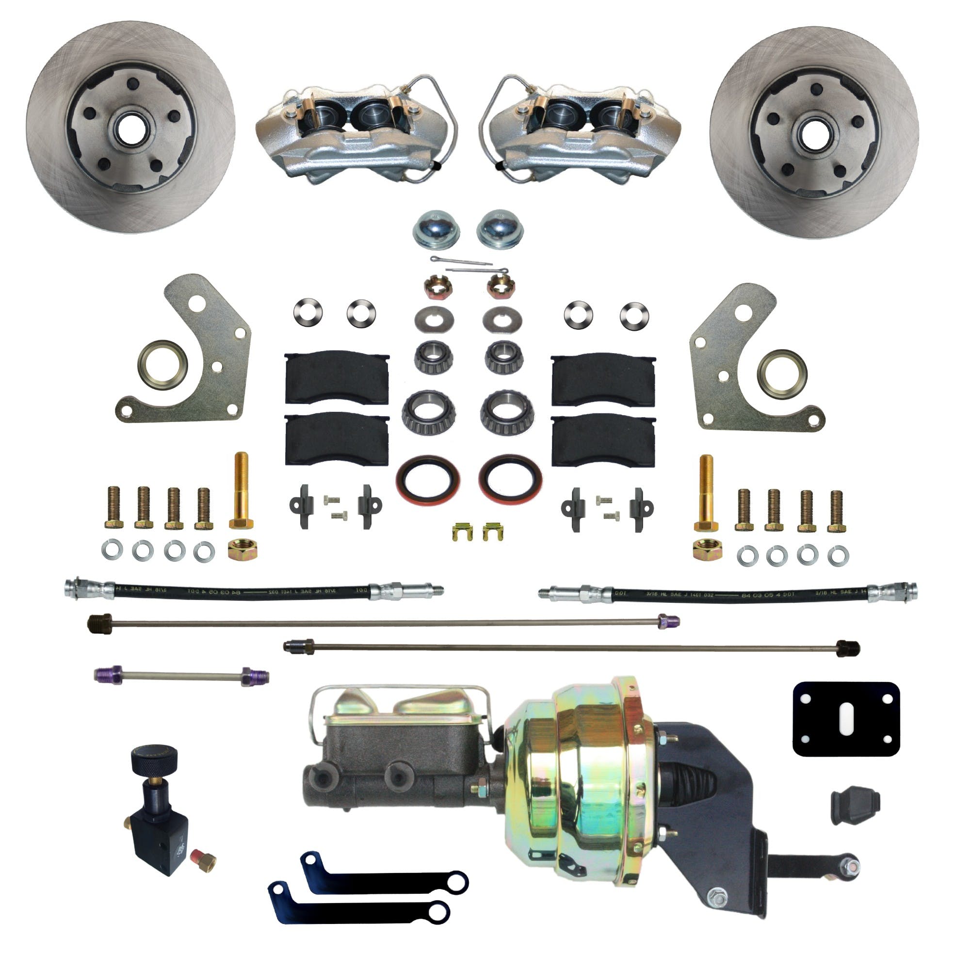 LEED Brakes FC2002-8405 Power Front Disc Brake Conversion Kit
