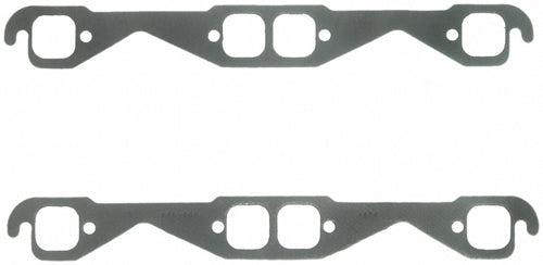FEL-PRO SB Chevy Exhaust Gaskets SQUARE PORTS STOCK SIZE pn.1404
