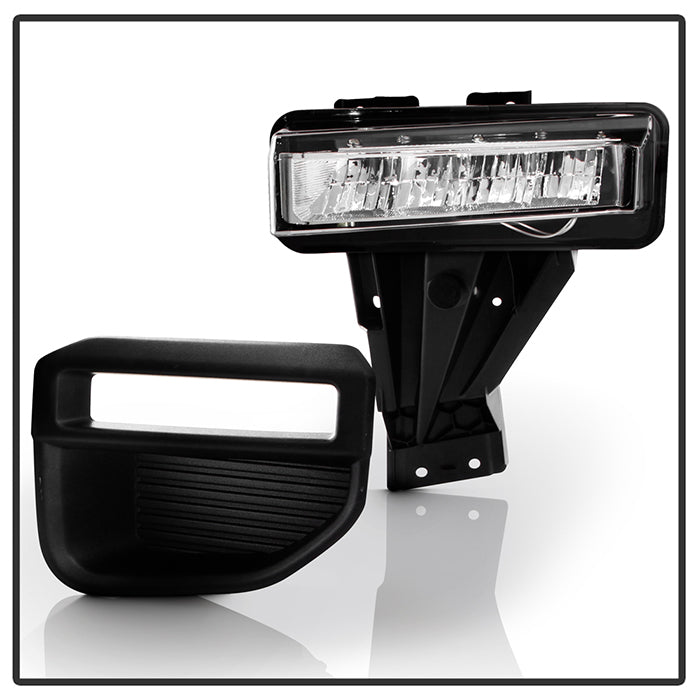 Spyder Auto Ford F250 F350 Superduty 2020-2022 OEM Full LED Fog Lights - With Switch - Clear 9051135