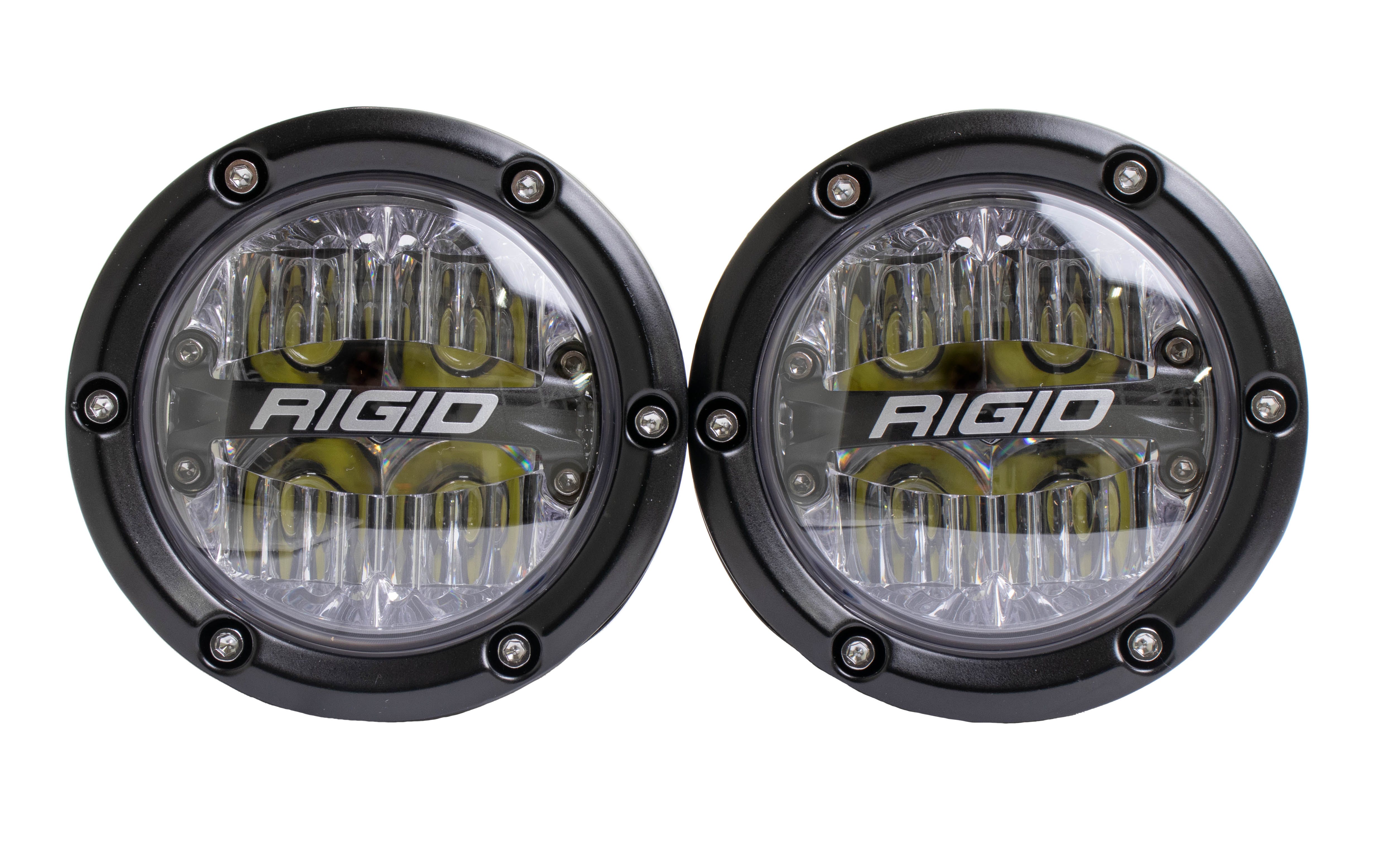 RIGID Industries 36119 360-Series 4in LED Off-Road Drive Beam Blue Backlight  Pair
