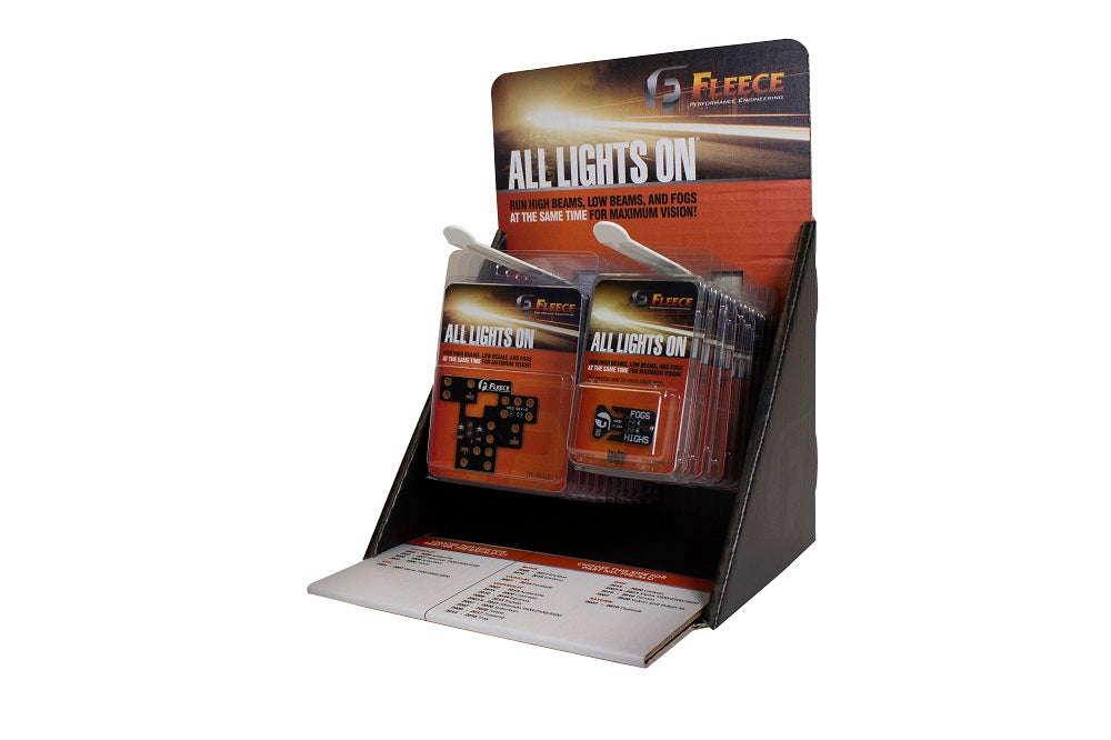Fleece Performance All Lights On Point Of Sale Display and Product Bundle FPE-ALO-DISPLAY