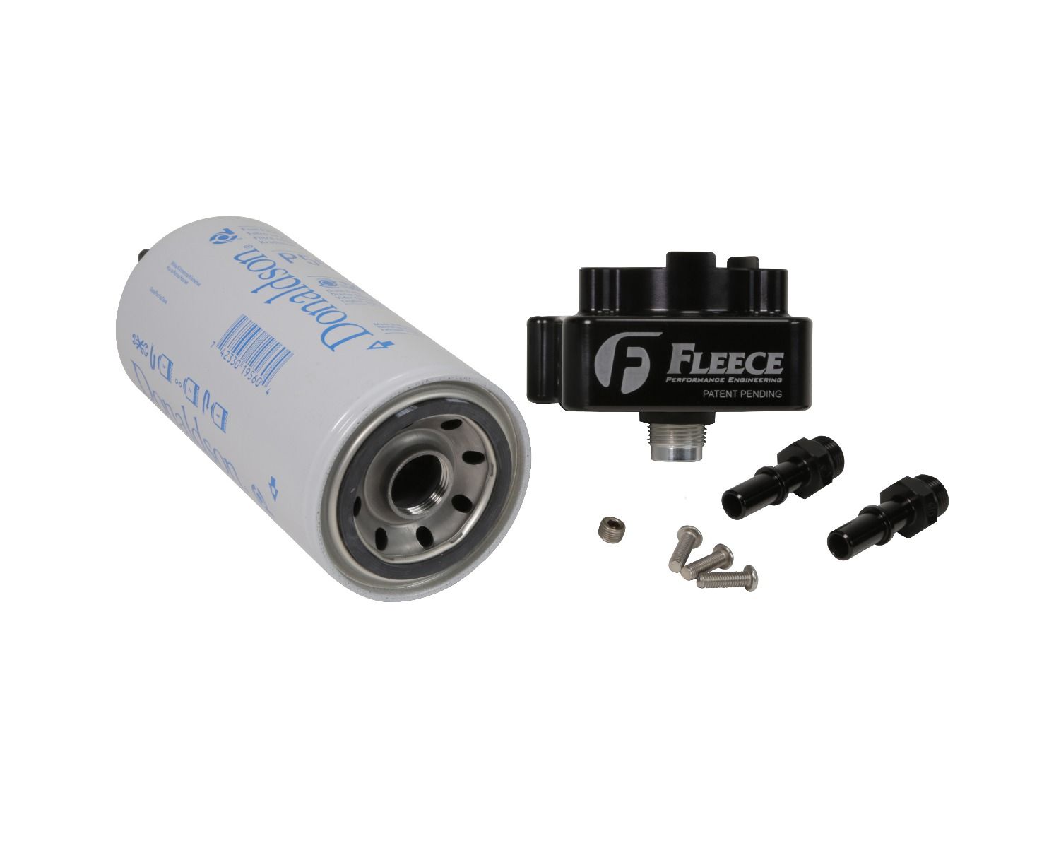 Fleece Performance L5P Fuel Filter Upgrade Kit 17-19 Silverado/Sierra 2500/3500 pn fpe-l5p-ffba-1719