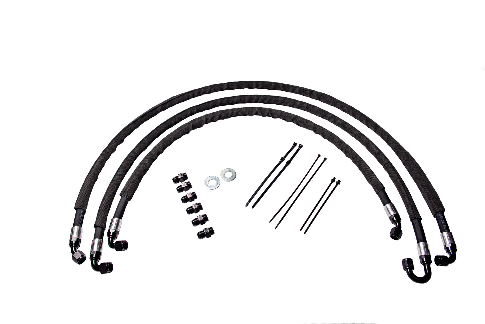 Fleece Performance 2011-2014 GM Duramax Heavy Duty Replacement Transmission Cooler lines FPE-TL-LML-1114