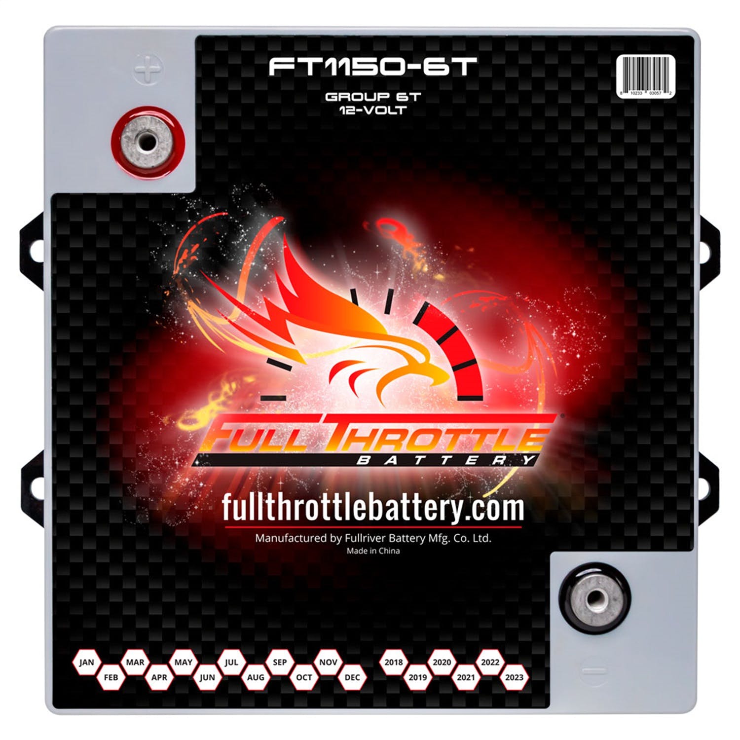 Fullriver Battery FT1150-6T Full Throttle 12V Automotive Battery