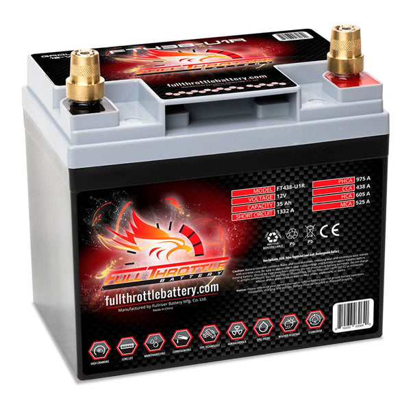 Fullriver Battery FT438-U1R Full Throttle 12V Automotive Battery