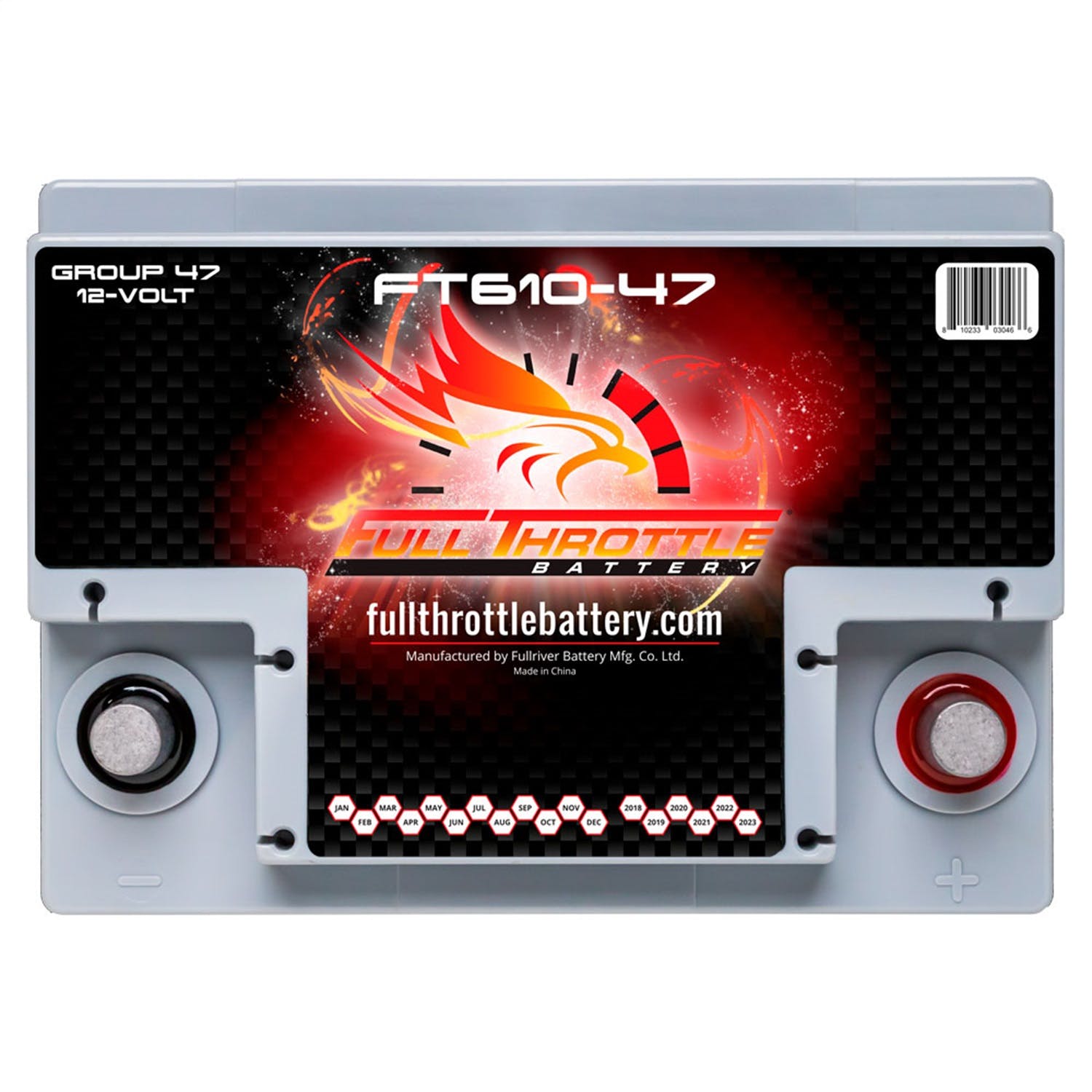 Fullriver Battery FT610-47 Full Throttle 12V Automotive Battery