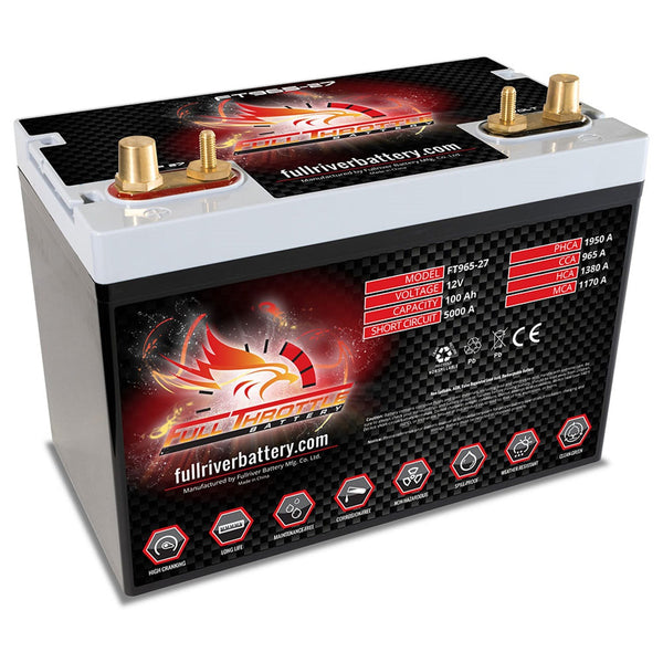 Fullriver Battery FT965-27 Full Throttle 12V Automotive Battery