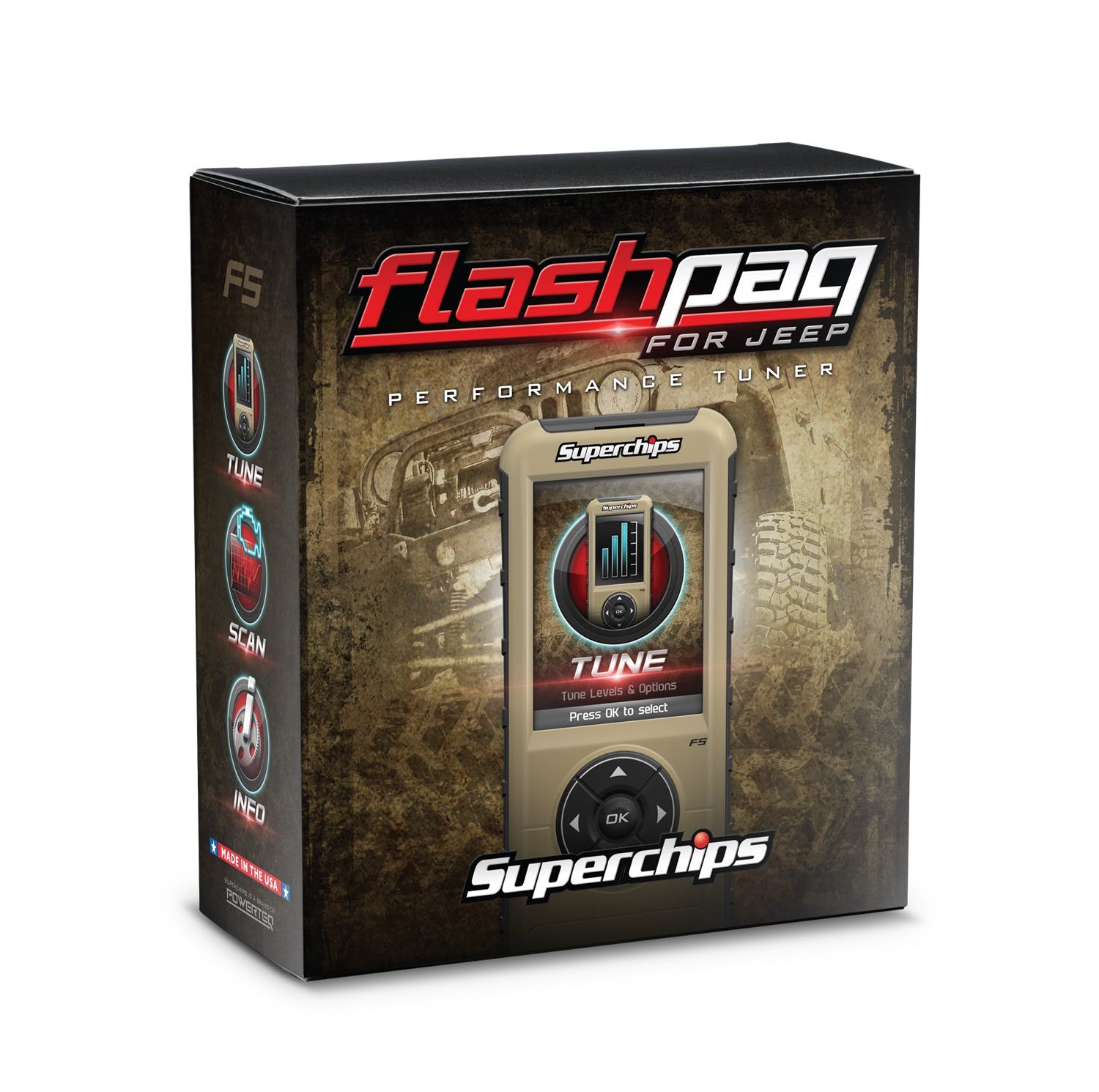Superchips 3874 Flashpaq F5 Jeep Gas
