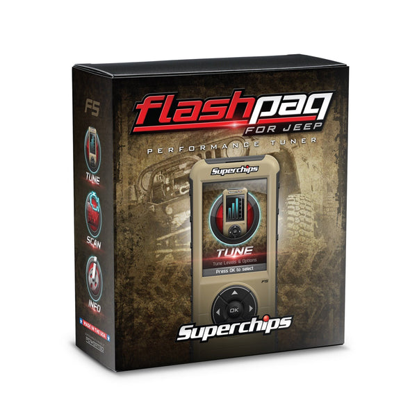 Superchips 3876 Flashpaq F5 Jeep 15+ Gas