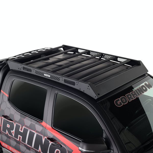 Go Rhino 5933000T Ceros Low Profile Roof Rack, Textured Black