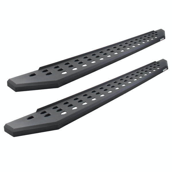 Go Rhino 6945168720PC RB20 Running board Complete Kit: Running board, Brackets + 2 pair RB20 Drop Step RB20 Running Boards with Drop Steps