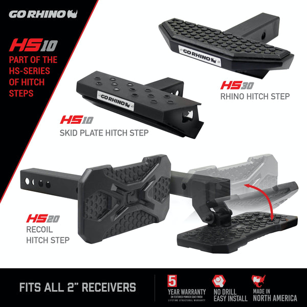 Go Rhino HS1012T HS-10 Hitch Skid Step