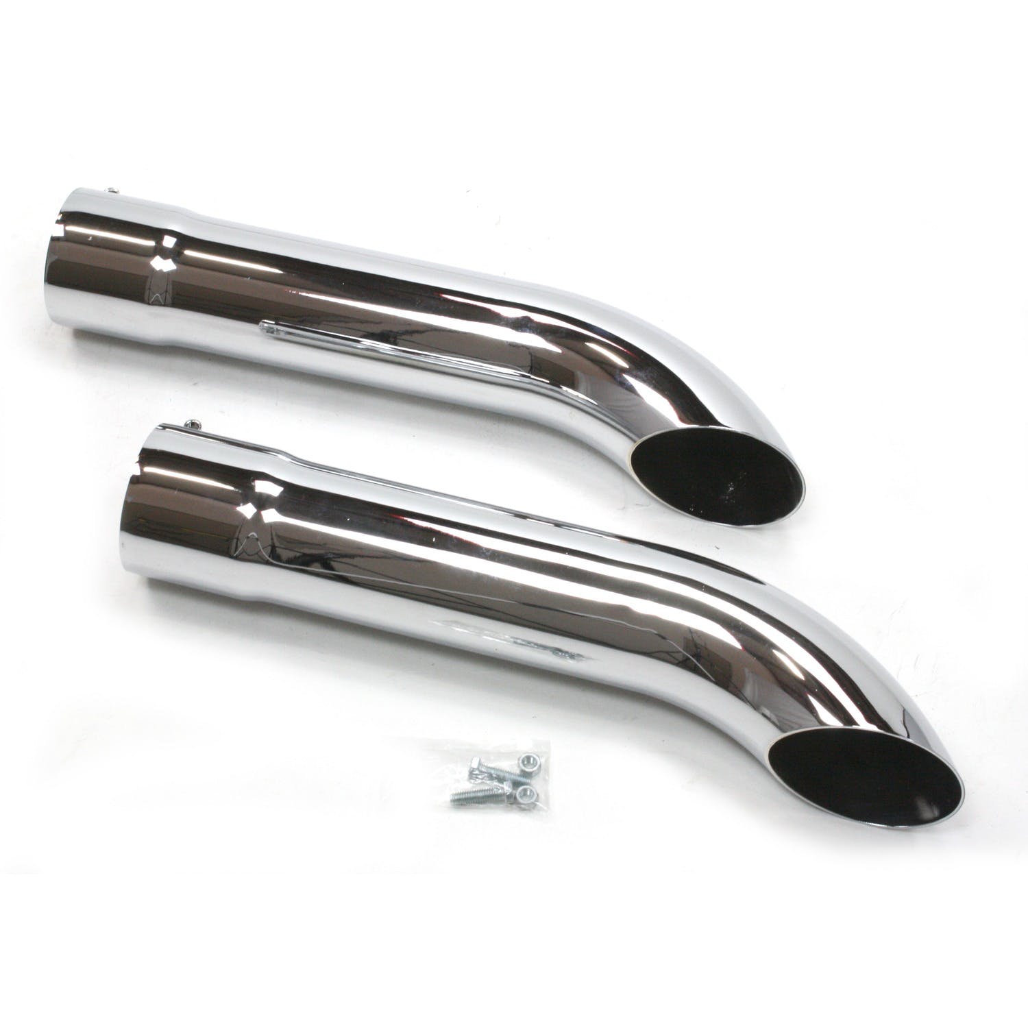 Patriot Exhaust H3816 Side Tubes Turnout Chrm