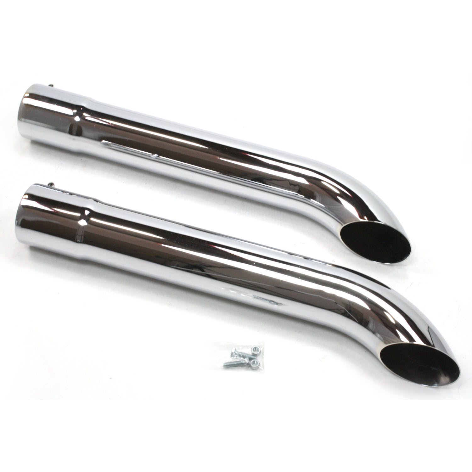 Patriot Exhaust H3820 Side Tubes Turnout Chrm