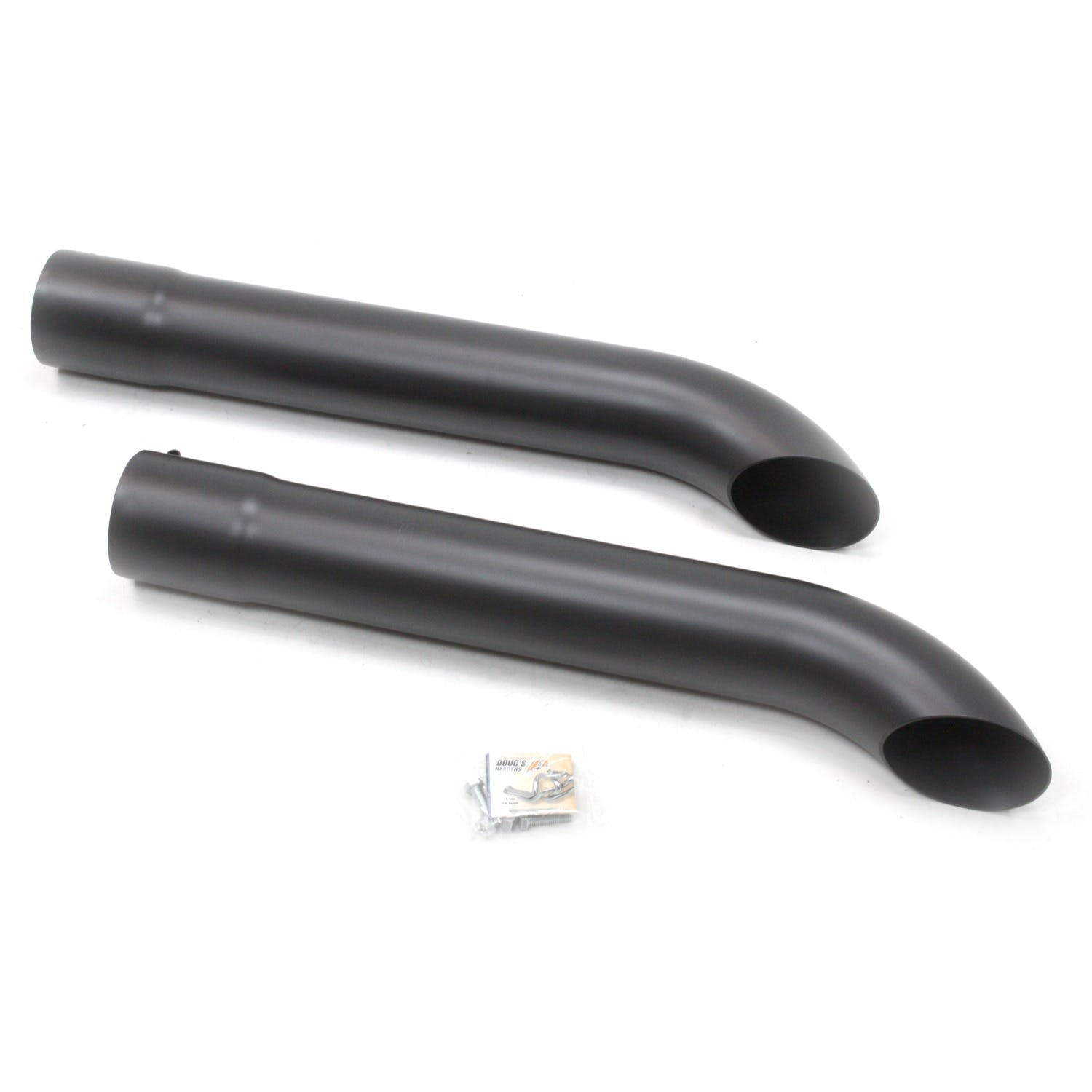 Patriot Exhaust H3821-B Side Tubes Turnout Muff Blk