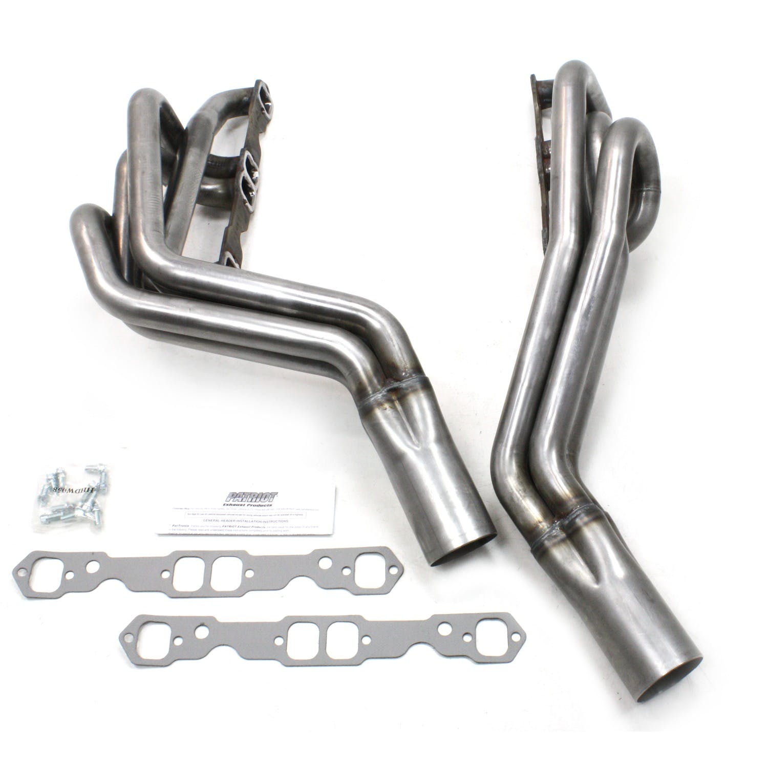 Patriot Exhaust H8045 Late Model Circle Track Long Tube Raw