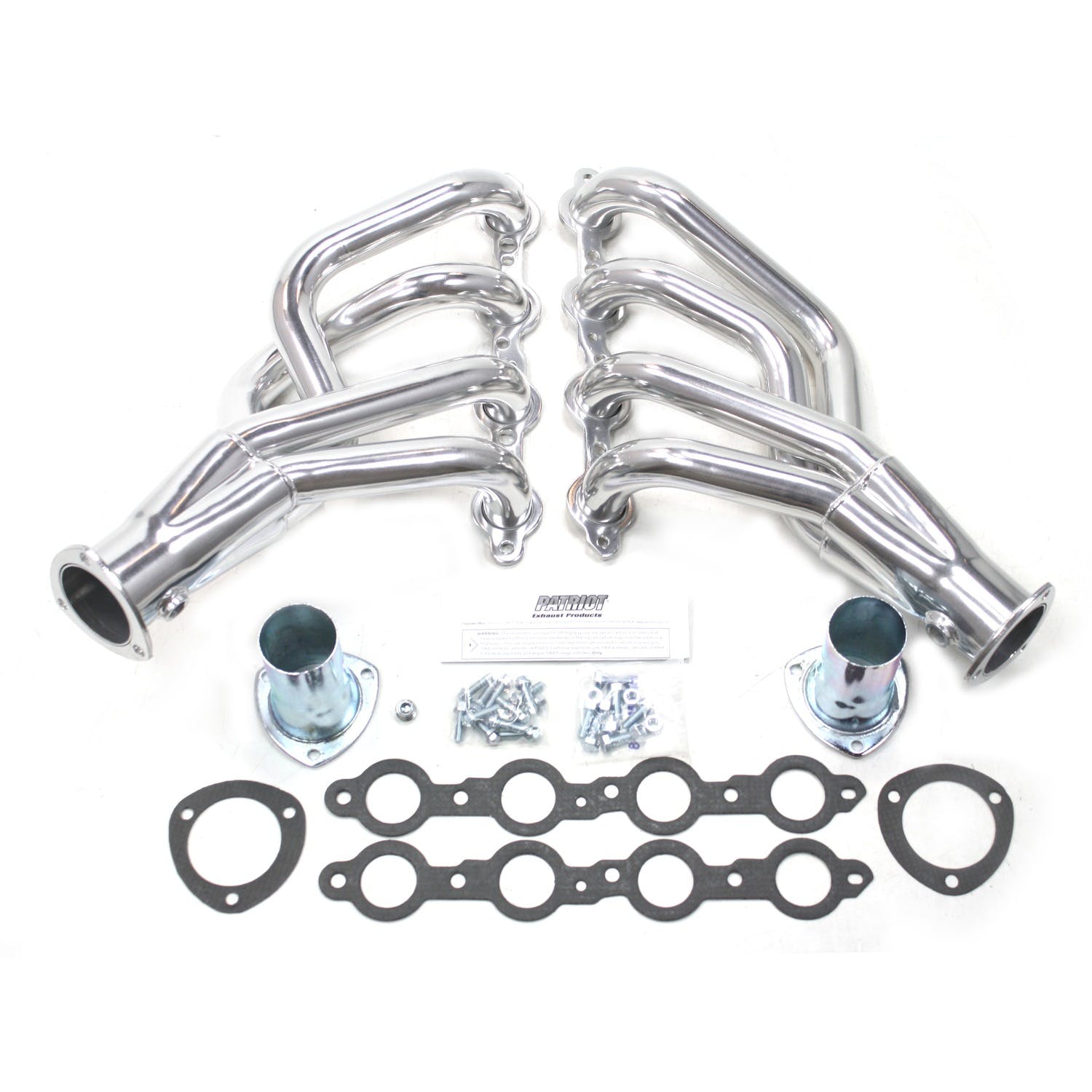 Patriot Exhaust H8046-1 55-57 Chevrolet LS Mid Length Silver