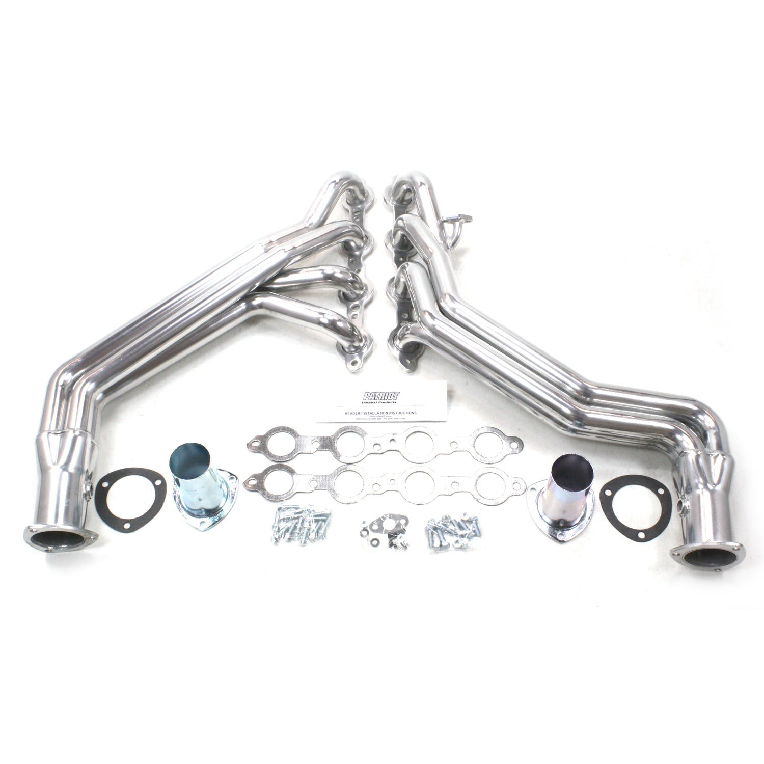 Patriot Exhaust H8057-1 99-06 GM Truck 2WD Long Tube Silver