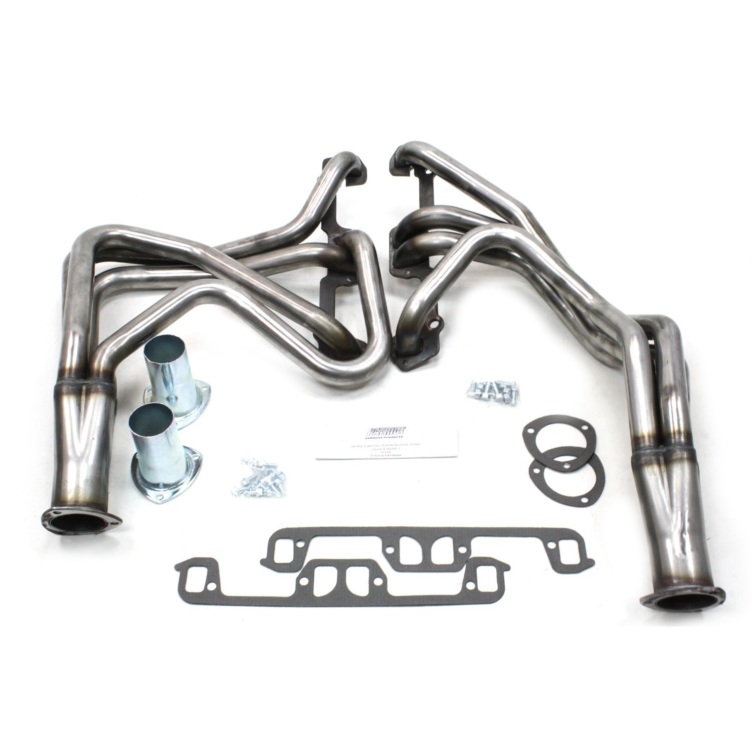 Patriot Exhaust H8206 67-80 Various Chry 273-360 Long Tube Raw