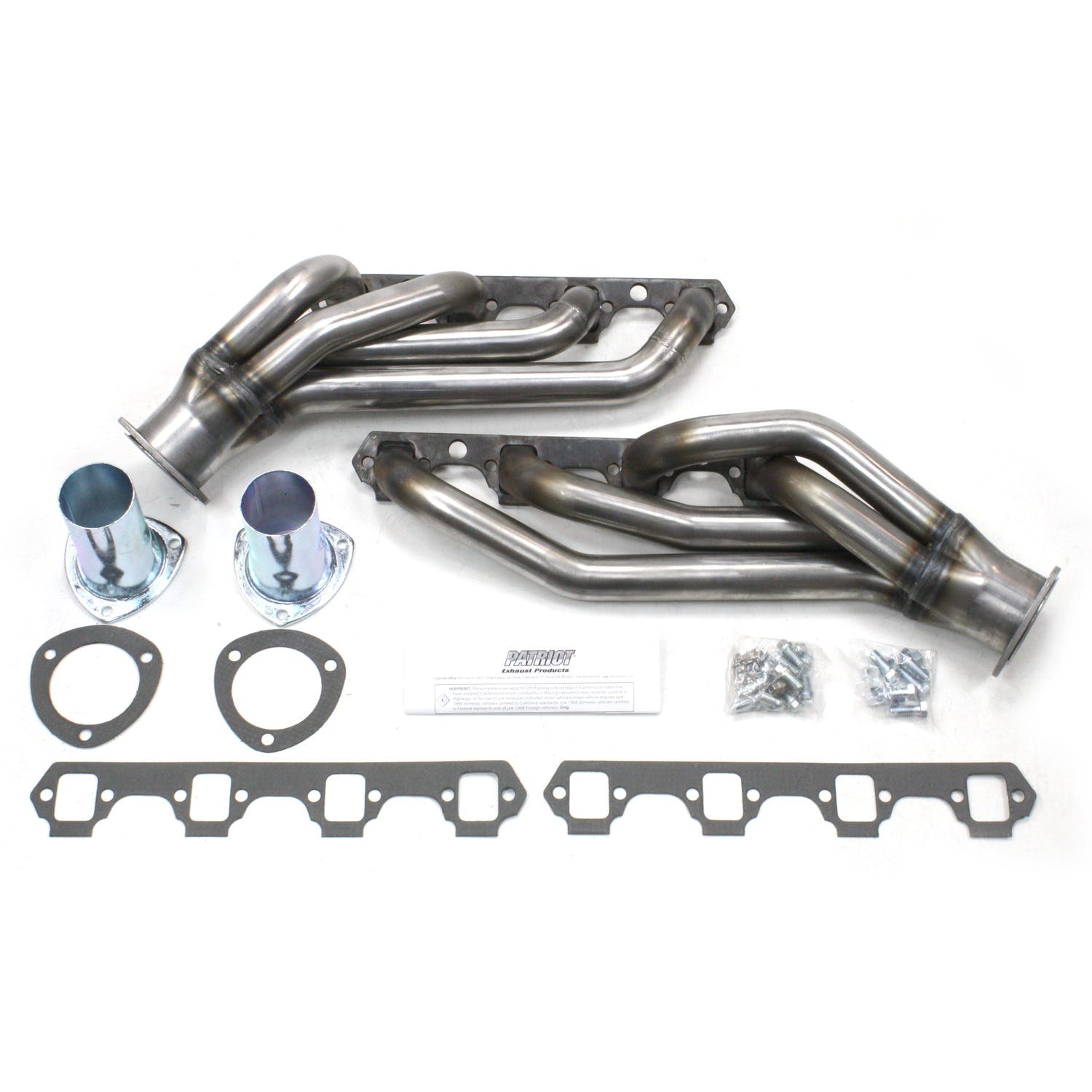 Patriot Exhaust H8433 64-77 Various Ford SBF Mid Length Raw