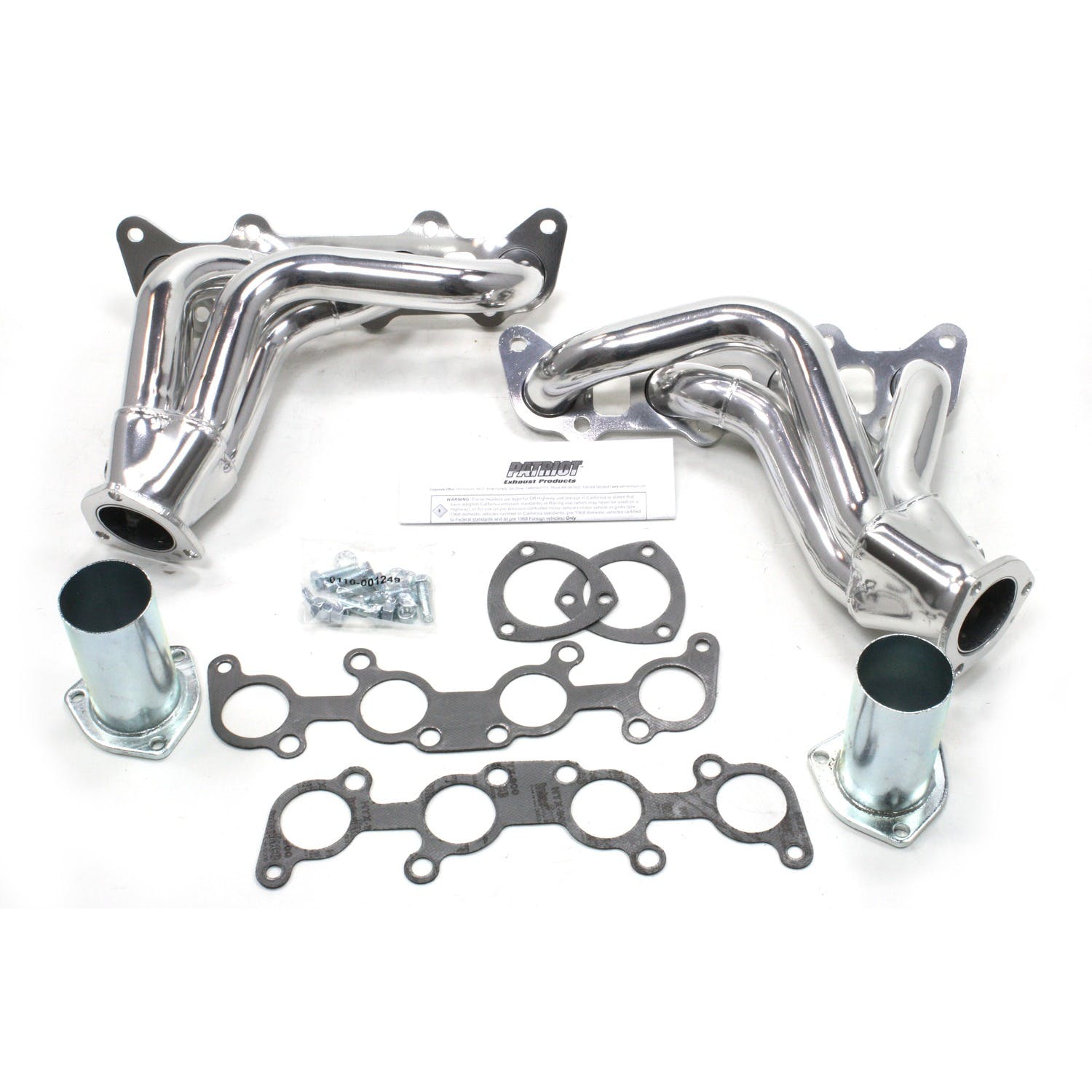 Patriot Exhaust H8483-1 Street Rod Coyote Tight Tuck Silver